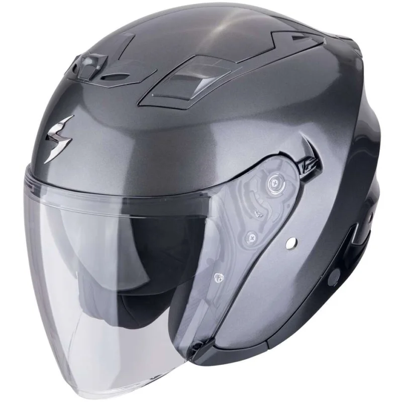 Casco Moto Jet Scorpion EXO-Z1 SOLID Metallic Grigio Ultimissimo Modello