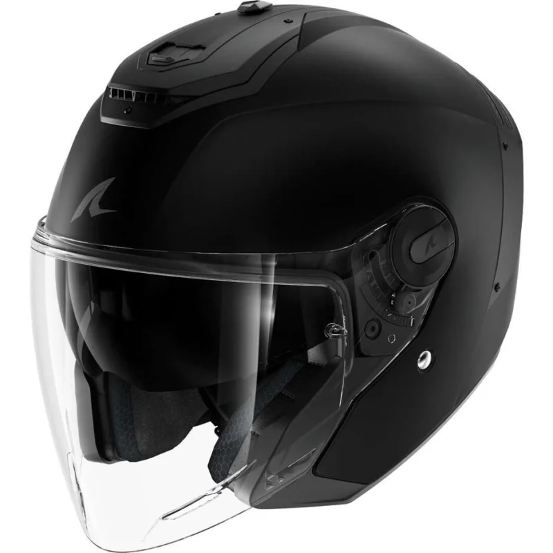 Subito Disponibile Casco Moto Jet Shark RS JET BLANK Mat Nero Opaco