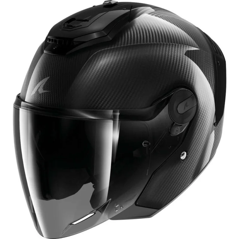 Casco Moto Jet Shark RS JET FULL CARBON Carbonio Antracite Carbonio Nuova Collezione