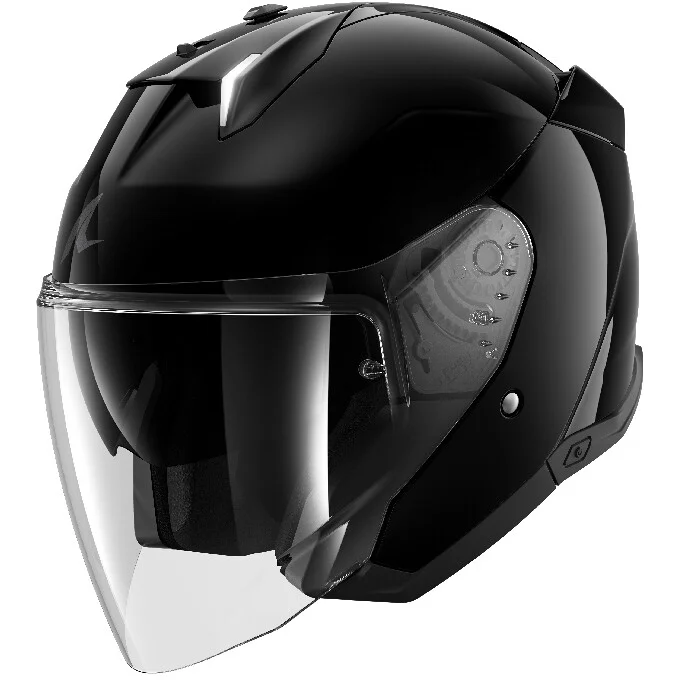 Casco Moto Jet Shark SKWAL i3 JET BLANK Nero Prezzo Basso