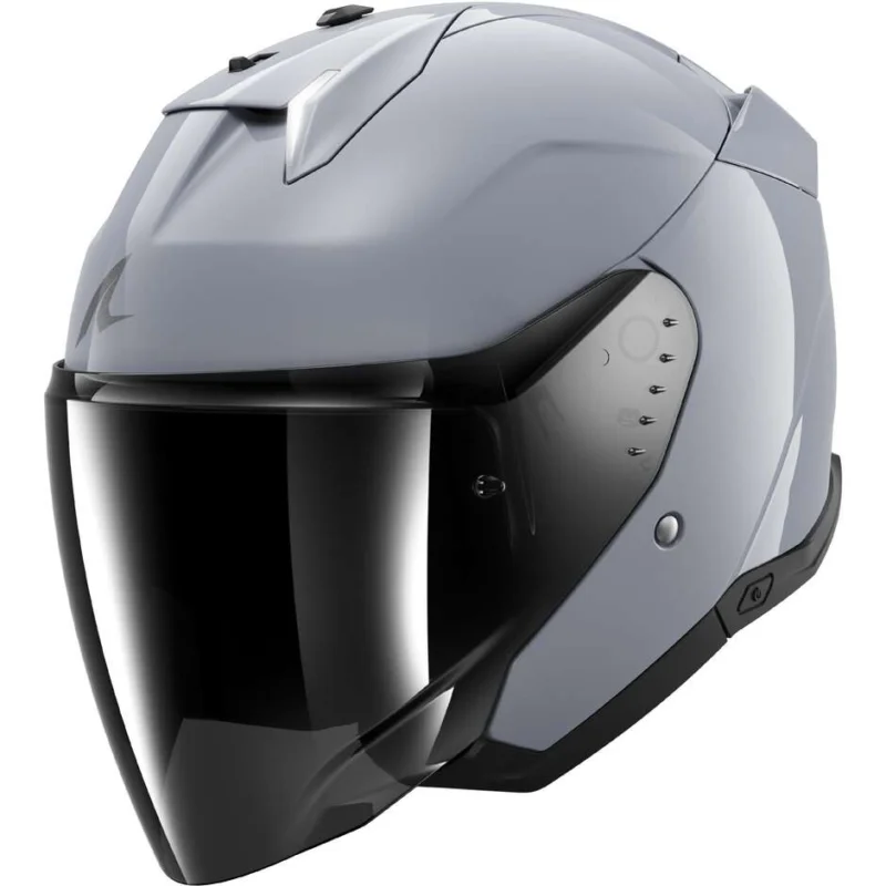 Casco Moto Jet Shark SKWAL i3 JET DARK SHADOW Pistola d'Argento Compra Adesso