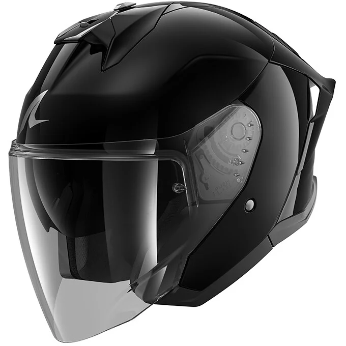Consegna Rapida Casco Moto Jet Shark SKWAL JET CUP BLANK Nero