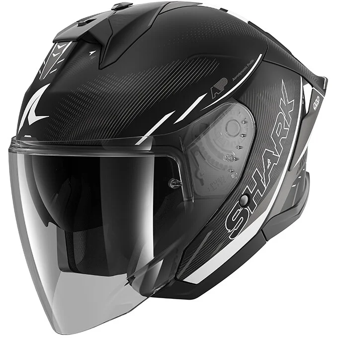 Occasione Imperdibile Casco Moto Jet Shark SKWAL JET CUP SPEED-TECH Mat Nero Bianco Antracite
