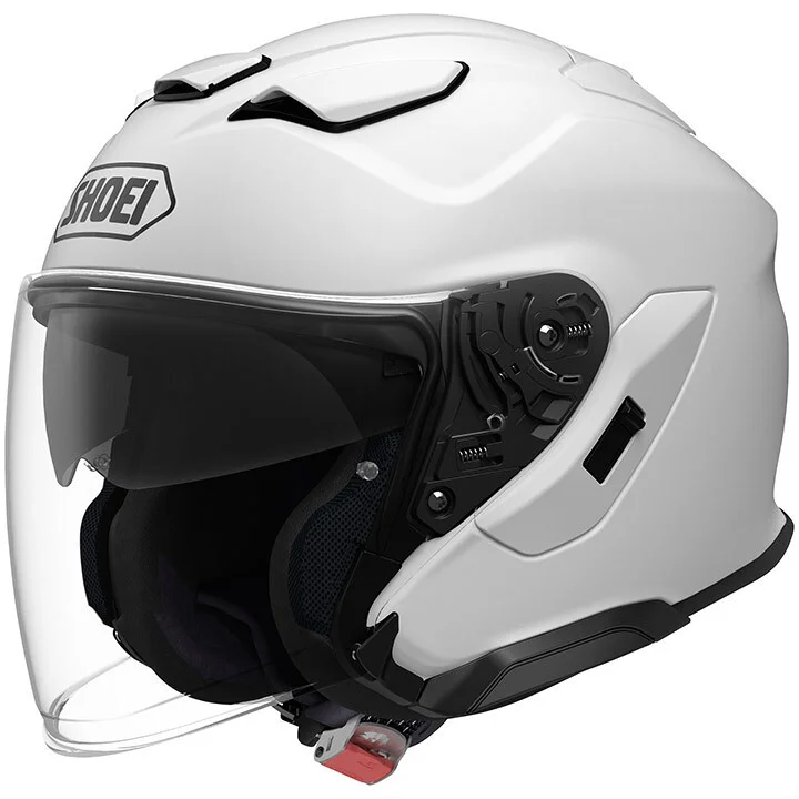 Casco Moto Jet Shoei J-CRUISE 3 Mono Bianco Lucido Popolare