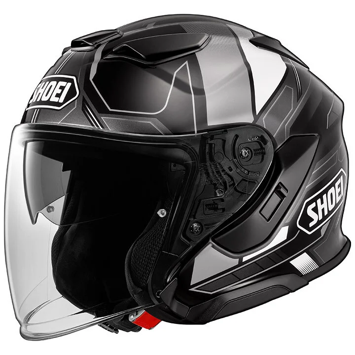 Vendita Finale Casco Moto Jet Shoei J-CRUISE 3 Whizzy TC-5 Nero Bianco