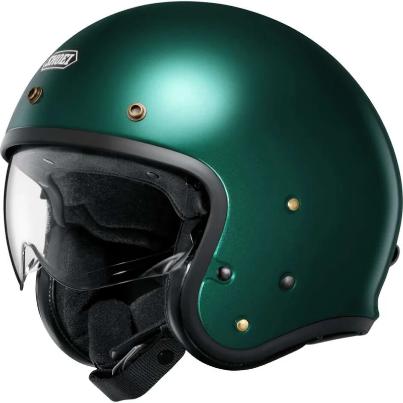Sconto Casco Moto Jet Shoei J.O2 British Green