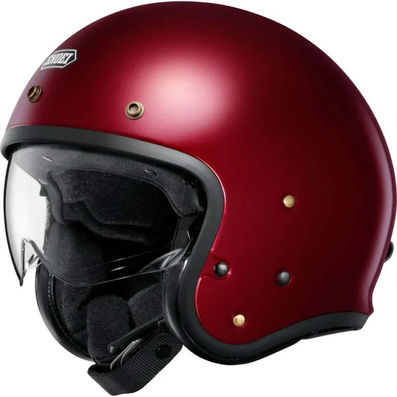 Nuovo Arrivo Casco Moto Jet Shoei J.O2 Garnet Metallic