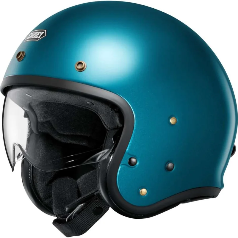 Di Tendenza Casco Moto Jet Shoei J.O2 Lagune Blu