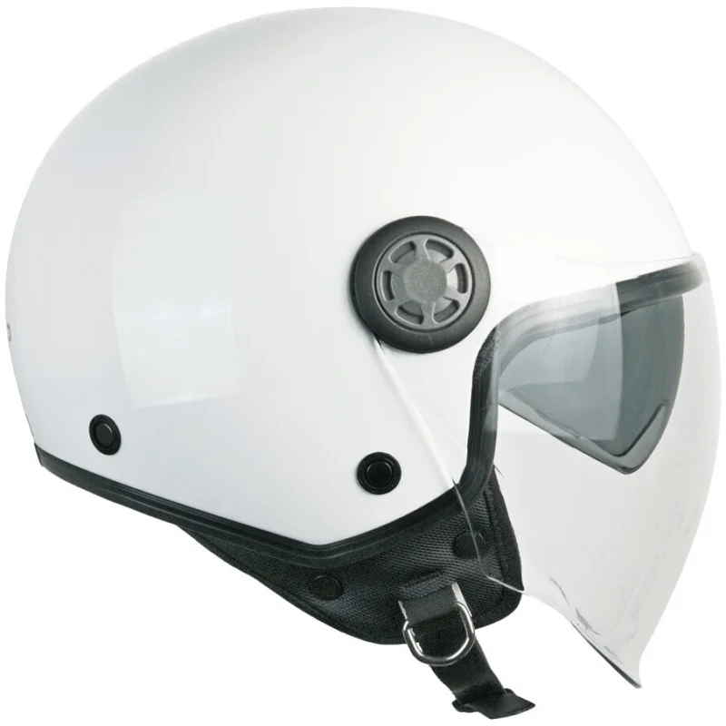 Più Venduto Casco Moto Jet Ska-P 1SHA ZEN MONO Bianco