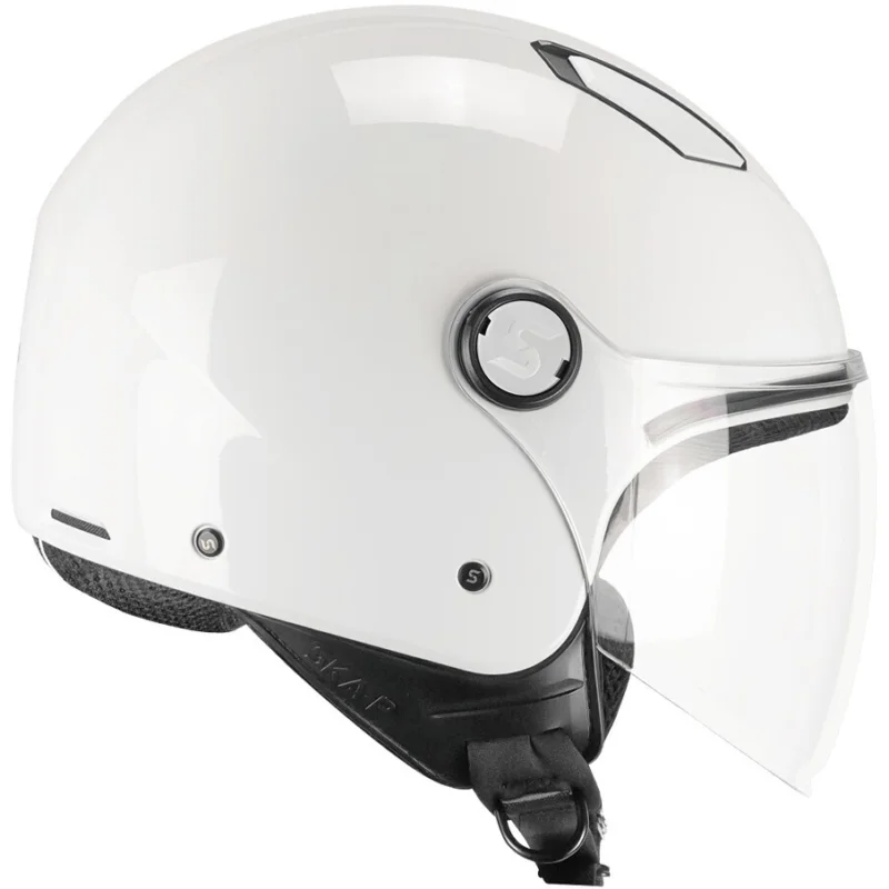 Casco Moto Jet Ska-P LUKE MONO Bianco Popolare