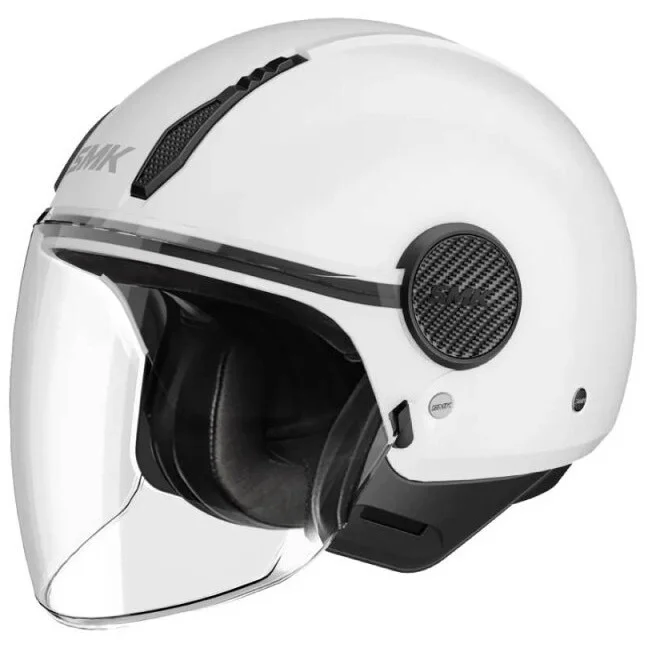 Casco Moto Jet SMK Laminar GL100 Bianco Nuovo Arrivo