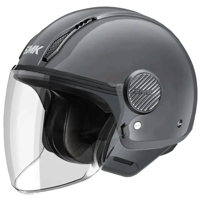Occasione Casco Moto Jet SMK Laminar GLDA600 Grigio scuro