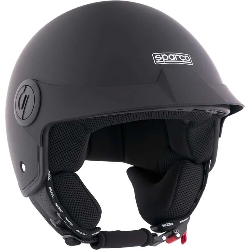 Offerta Lampo Casco Moto Jet Sparco Riders SP602 Nero Opaco