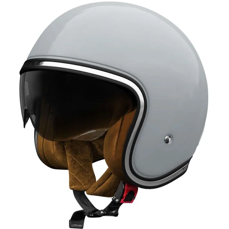 Offerta Del Giorno Casco Moto jet StormerAURA Solid Nardo Grigio Lucido