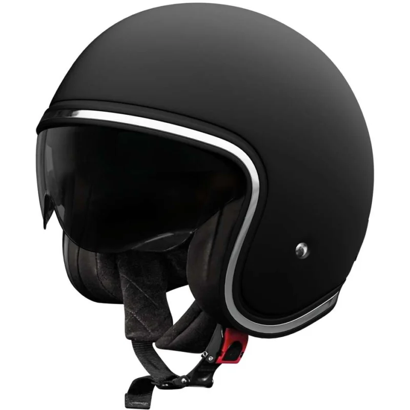 Offerta Speciale Casco Moto jet StormerAURA Solid Nero Opaco