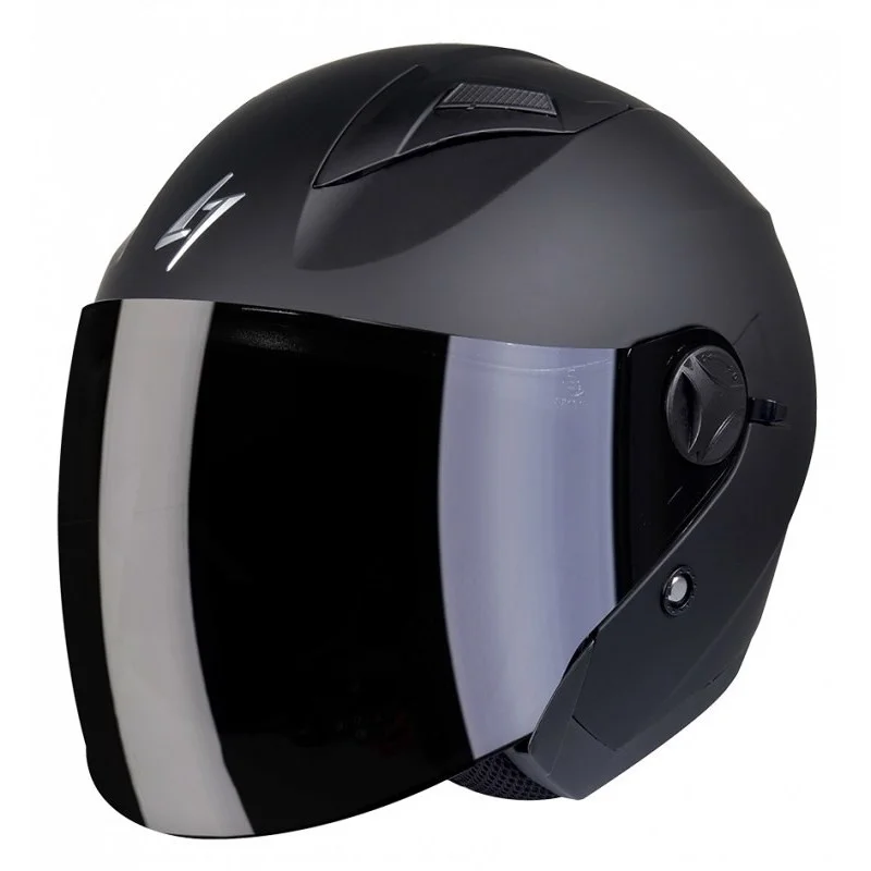 Casco Moto Jet Stormer Recon Doppia Visiera Nero opaco Spedizione Espresso