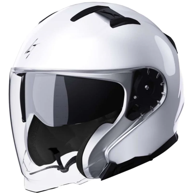 Casco Moto Jet Stormer RIVAL Solid Bianco Perla Must-Have