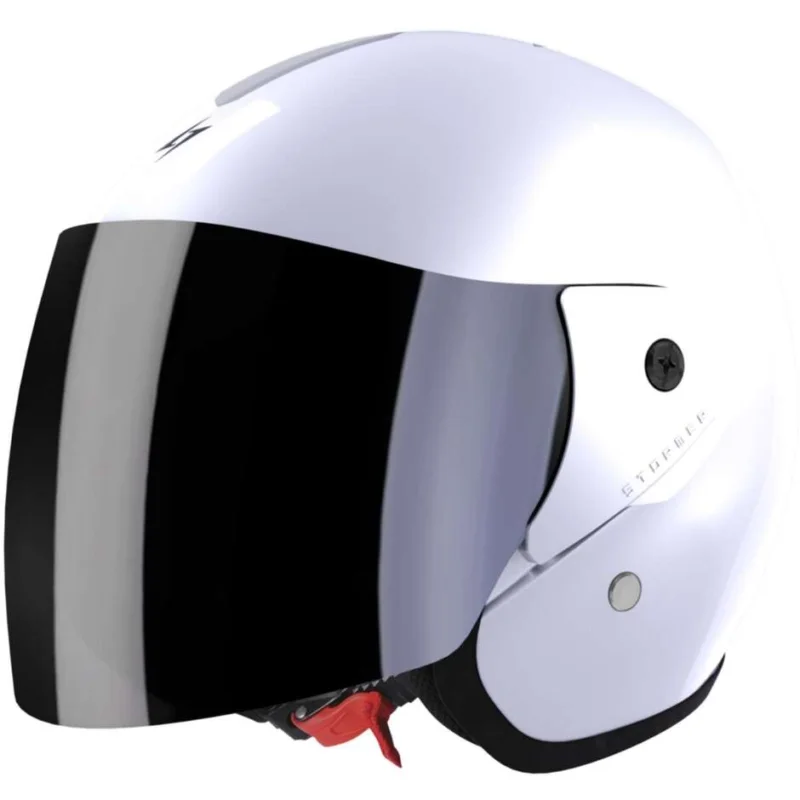 Casco Moto Jet Stormer SUN 2.0 Solid Bianco Perla Promo Stagionale