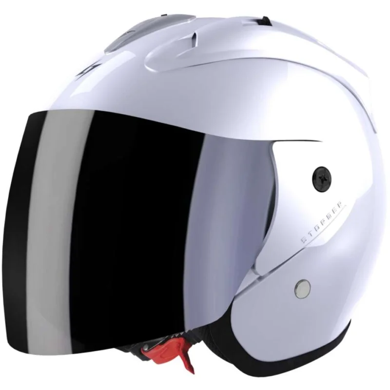 Bestseller Casco Moto Jet Stormer SUN EVO 2.0 Solid Bianco Perla