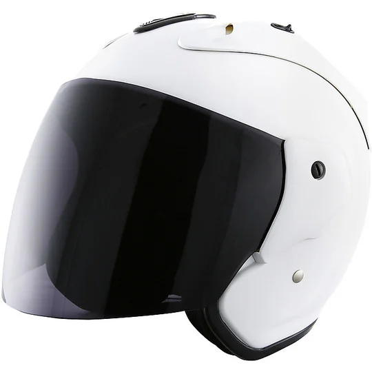 Casco Moto Jet Stormer SUN EVO Bianco Vendita Finale
