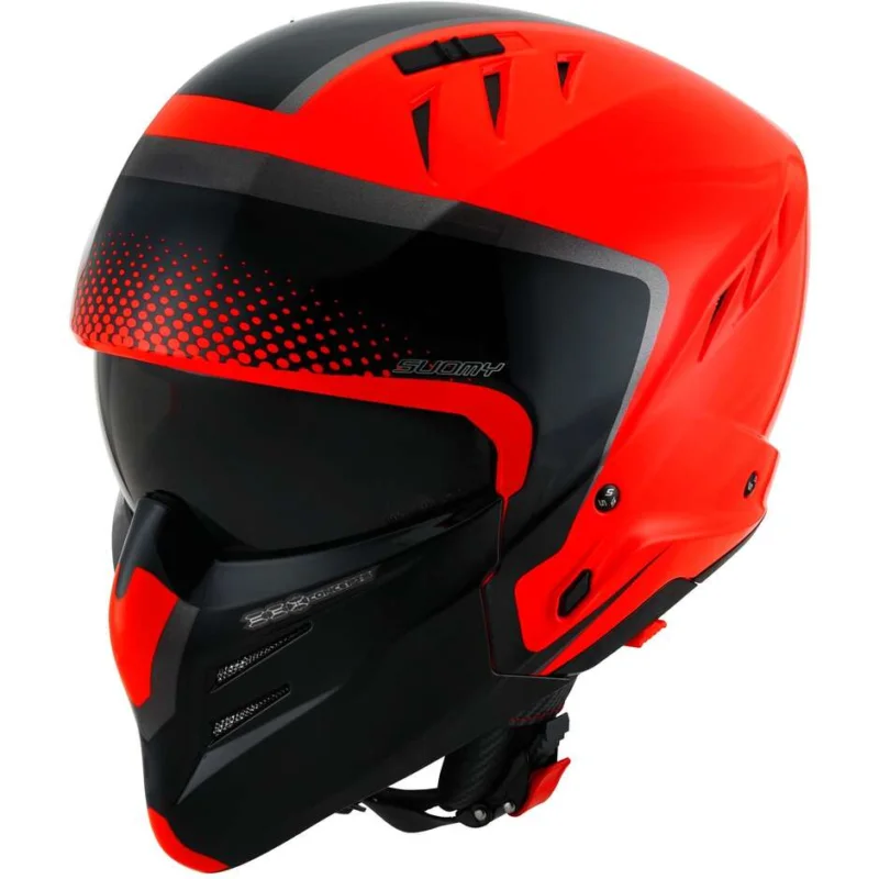 Affare Casco Moto Jet Suomy ARMOR CREW Arancio Nero