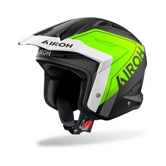 Compra Oggi Stesso Casco Moto Jet Trial Airoh TRR II HUNT Giallo Opaco