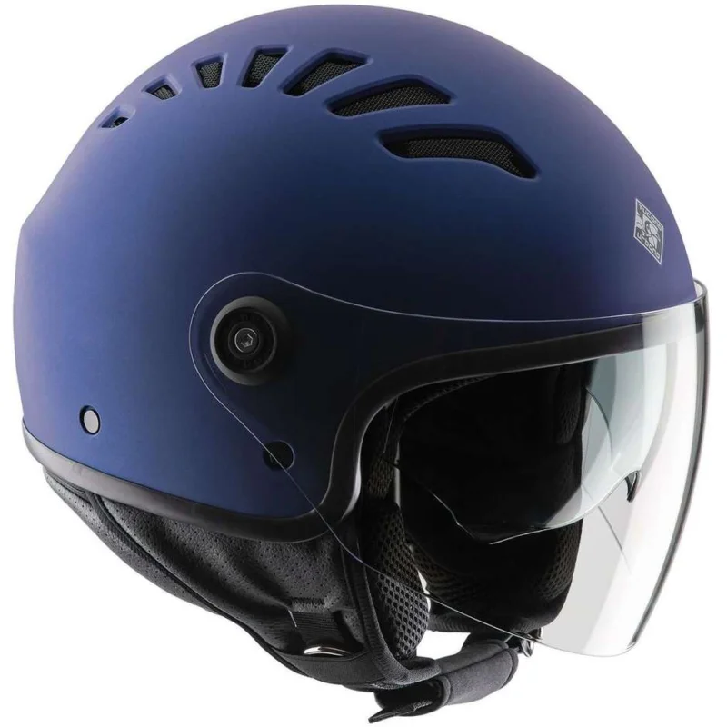 Casco Moto Jet Tucano Urbano 1230 EL TOP Blu Infinito Opaco Economico