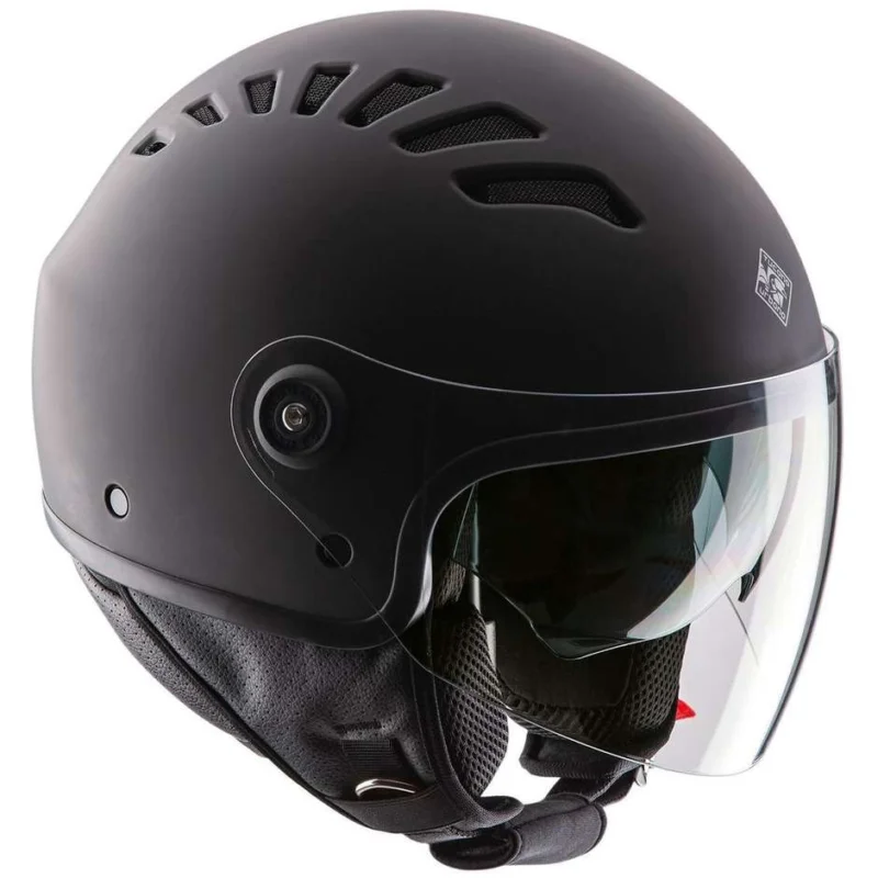Direttamente Dal Produttore Casco Moto Jet Tucano Urbano 1230 EL TOP Grigio Carbone Opaco