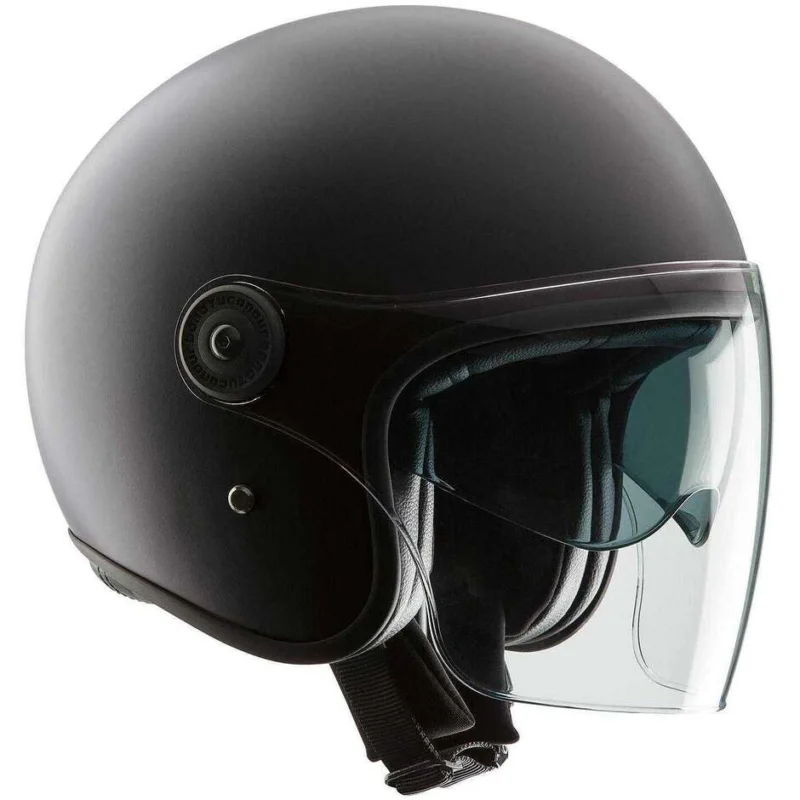 Casco Moto Jet Tucano Urbano 1302 EL FAST In Fibra Grigio Carbone Opaco Super Prezzo