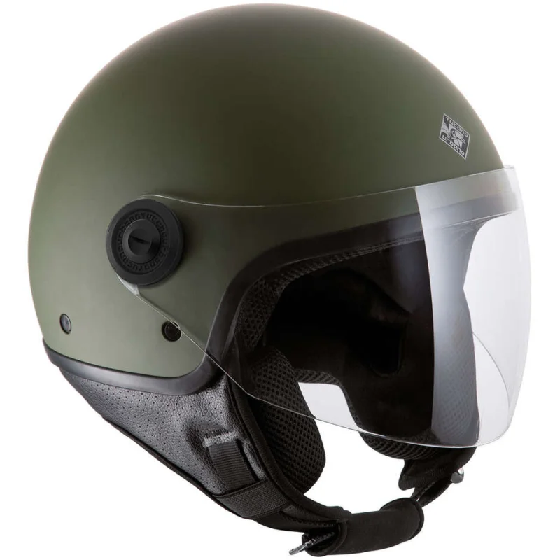 Sconto Casco Moto Jet Tucano Urbano C1000 EL'JETTIN 6.0 Verde Airborne Opaco