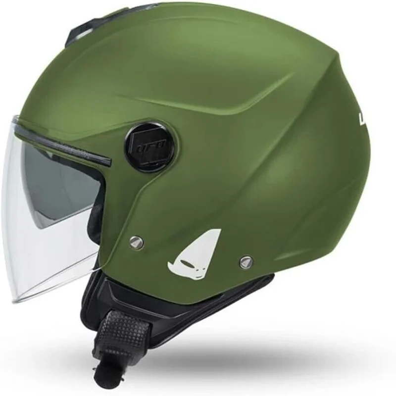 Casco Moto Jet Ufo NIXIE Verde Prezzo Scontato