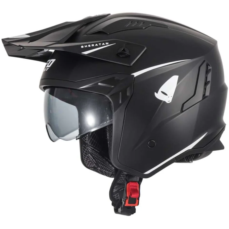 Nuova Collezione Casco Moto Jet Ufo SHERATAN JET Nero