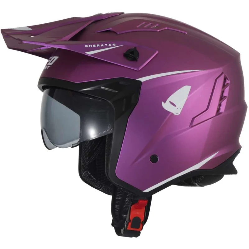 Casco Moto Jet Ufo SHERATAN JET Viola Direttamente Dal Produttore
