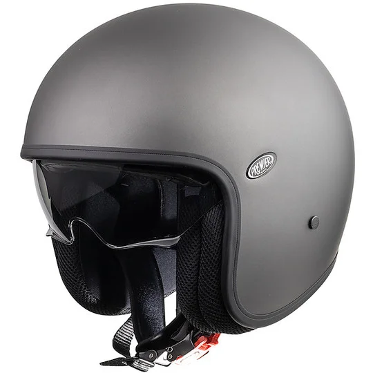 Casco Moto Jet Vintage In Fibra Premier VINTAGE EVO U17 BM Grigio Opaco Compra Online
