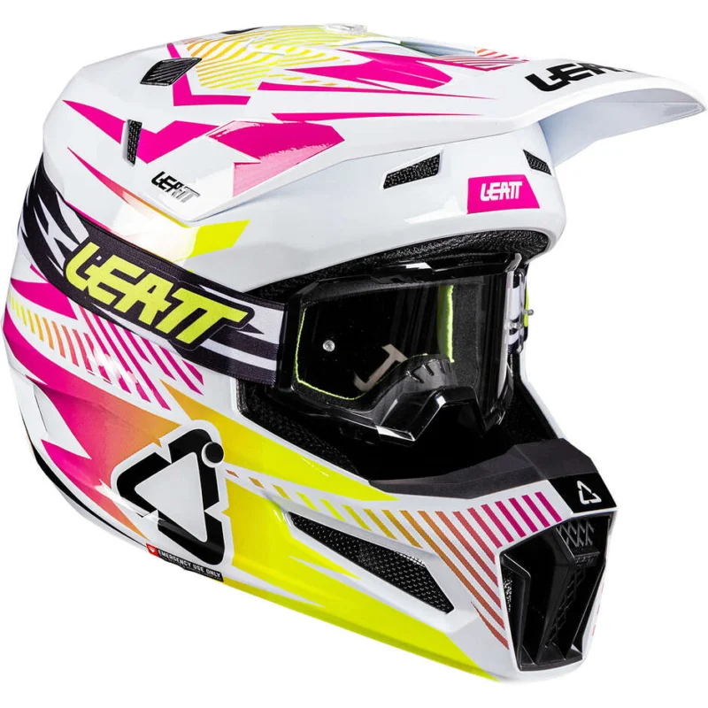 Casco Moto KIT 3.5 Leatt V26 Rosa Nuovo Arrivo