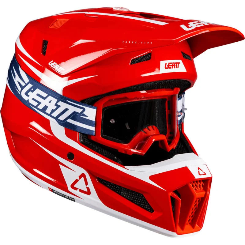 Ultima Occasione Casco Moto KIT 3.5 Leatt V26 Rosso