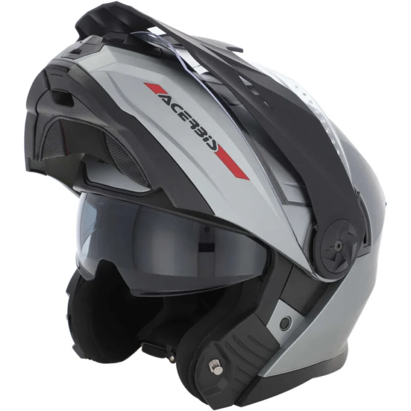 Casco Moto Modulare Acerbis Rider P/J Mono Grigio Opaco Super Prezzo