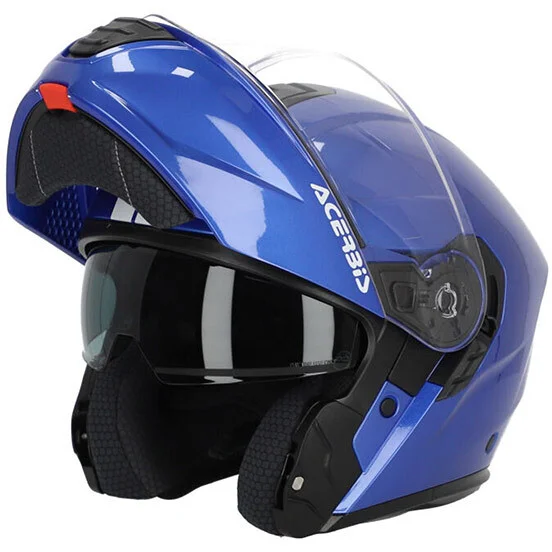 Direttamente Dal Produttore Casco Moto Modulare Acerbis TDC 2206 Doppia OmologazioneBlu