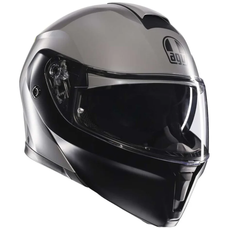 Consegna Rapida Casco Moto Modulare Agv STREETMODULAR RESIA Opaco Grigio Nero Giallo Fluouo
