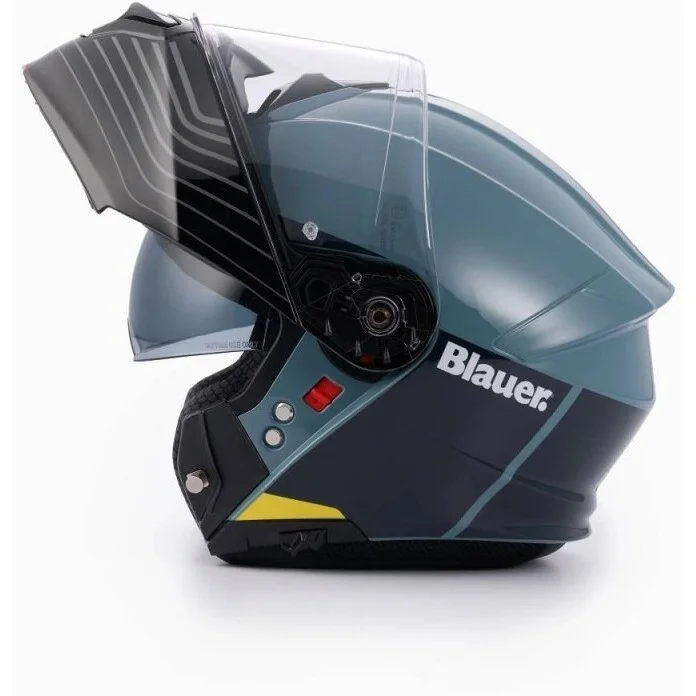 Casco Moto Modulare Blauer Noah P/J Glossy Blu Sconto