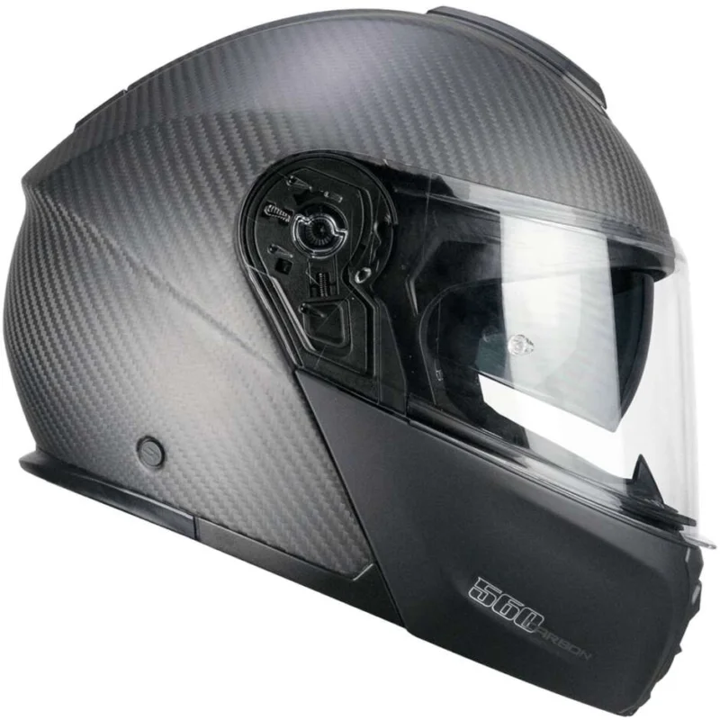 Casco Moto Modulare CGM 560C MAD PRO Carbon Nero opaco Promozione Esclusiva