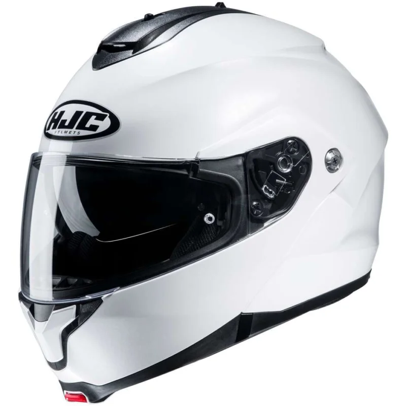 Casco Moto Modulare Hjc C91N Solid Bianco Perla Nuovo Arrivo