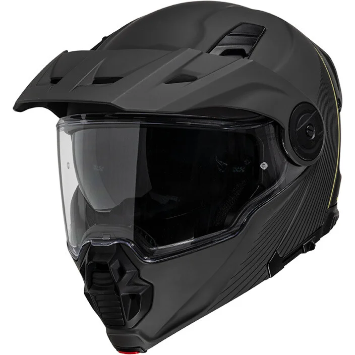 Casco Moto Modulare iXS VENTURE 1.0 Opaco Antracite-Nero Vendita Finale
