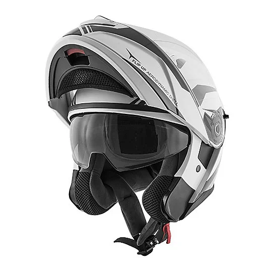 Popolare Casco Moto Modulare Kappa KV-31 ARIZONA Phantom Nero Titanio Opaco