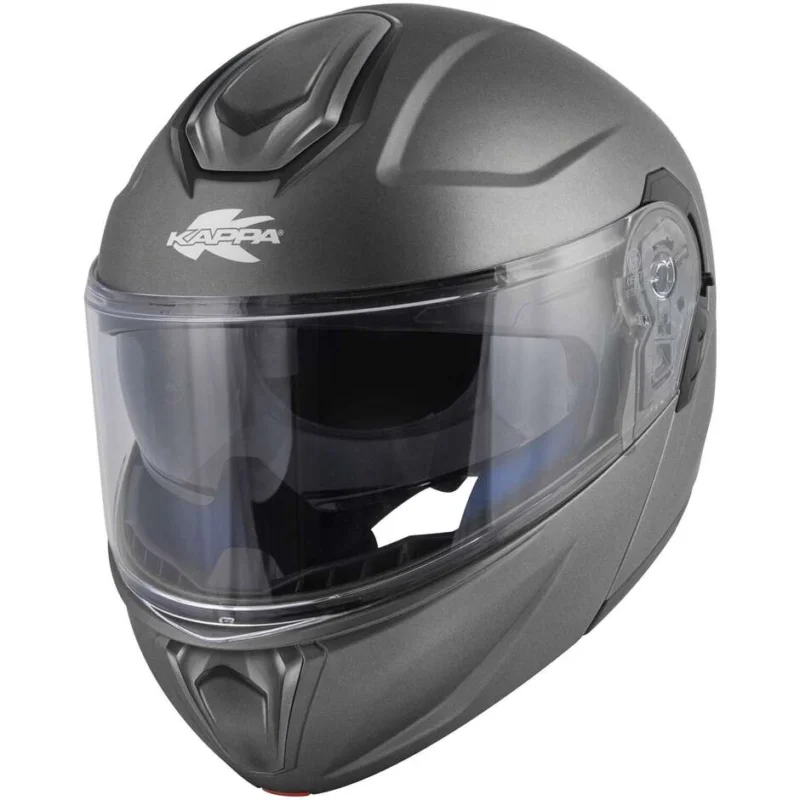 Casco Moto Modulare Kappa KV50 B Solid Titanio Opaco Offerta Speciale