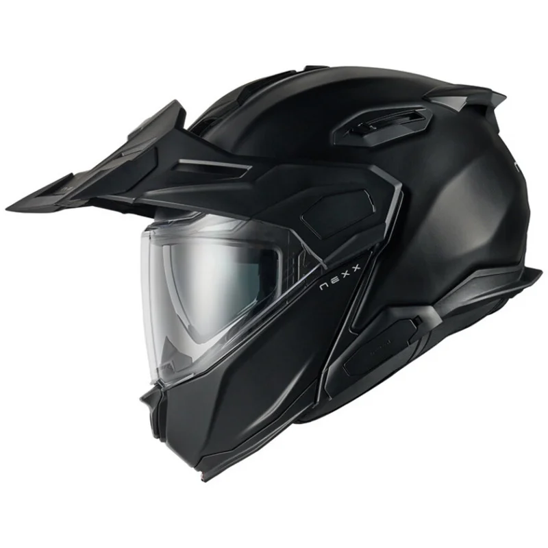 Casco Moto Modulare Nexx X.Lifecountry Mono Nero Opaco Esclusivo