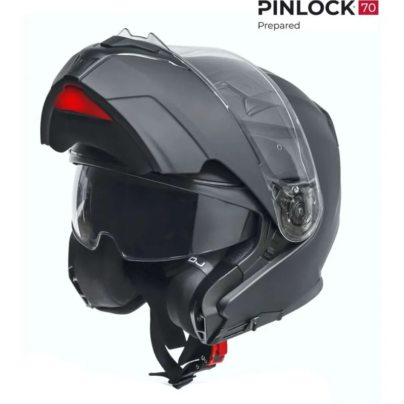 Casco Moto Modulare OJ ORIZZONTE Nero Opaco Solo Oggi