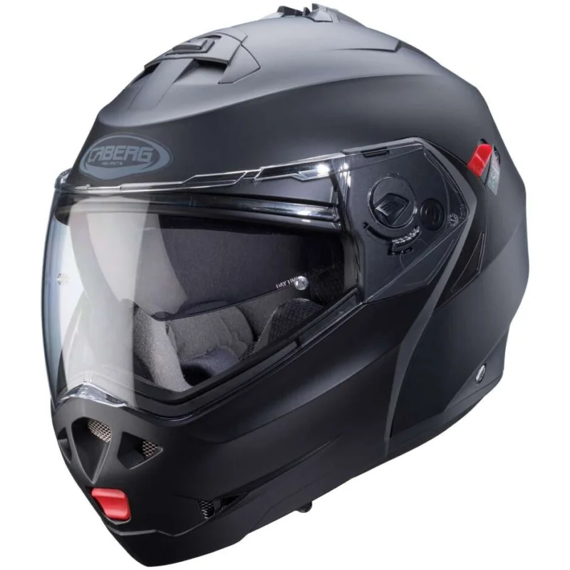 A Buon Prezzo Casco Moto Modulare Omologato P/J Caberg DUKE X Nero Opaco