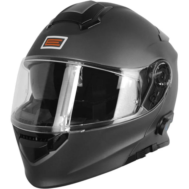 Spedizione Gratuita Casco Moto Modulare Origine DELTA Bt Solid Titanio Opaco