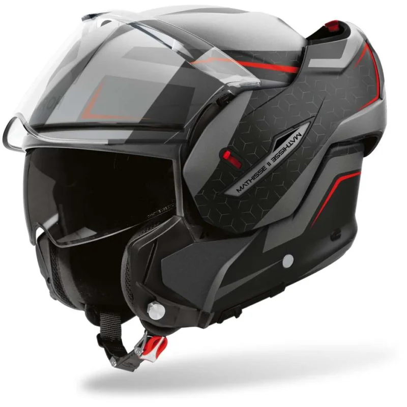Spedito Oggi Casco Moto Modulare P/J Airoh MATHISSE 2 MAGNET Opaco